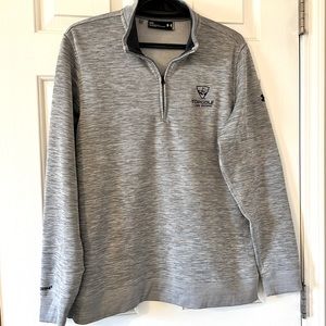 Topgolf Las Vegas Under Armour Mens Sweater heather light gray Large